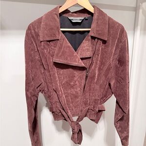 Rockies Women's Brown Suede Jacket